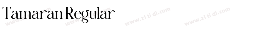 Tamaran Regular字体转换 Tamaran Regular字体转换